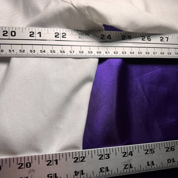 πViscose - Linen Button Down Blouse with 3/4 Sleeves - Picture 11 of 14